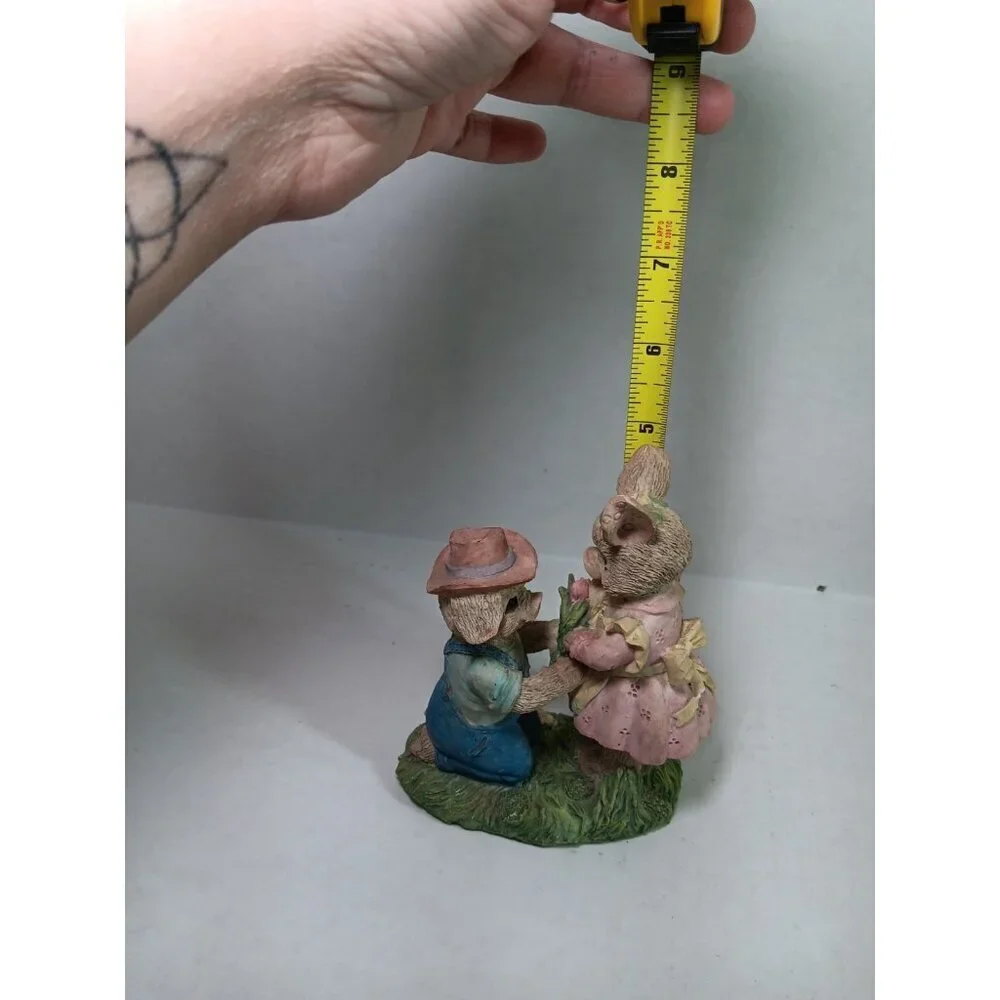 Vintage Albert Price Products Cute Country Chic Pigs In Love Figurine Collectibl